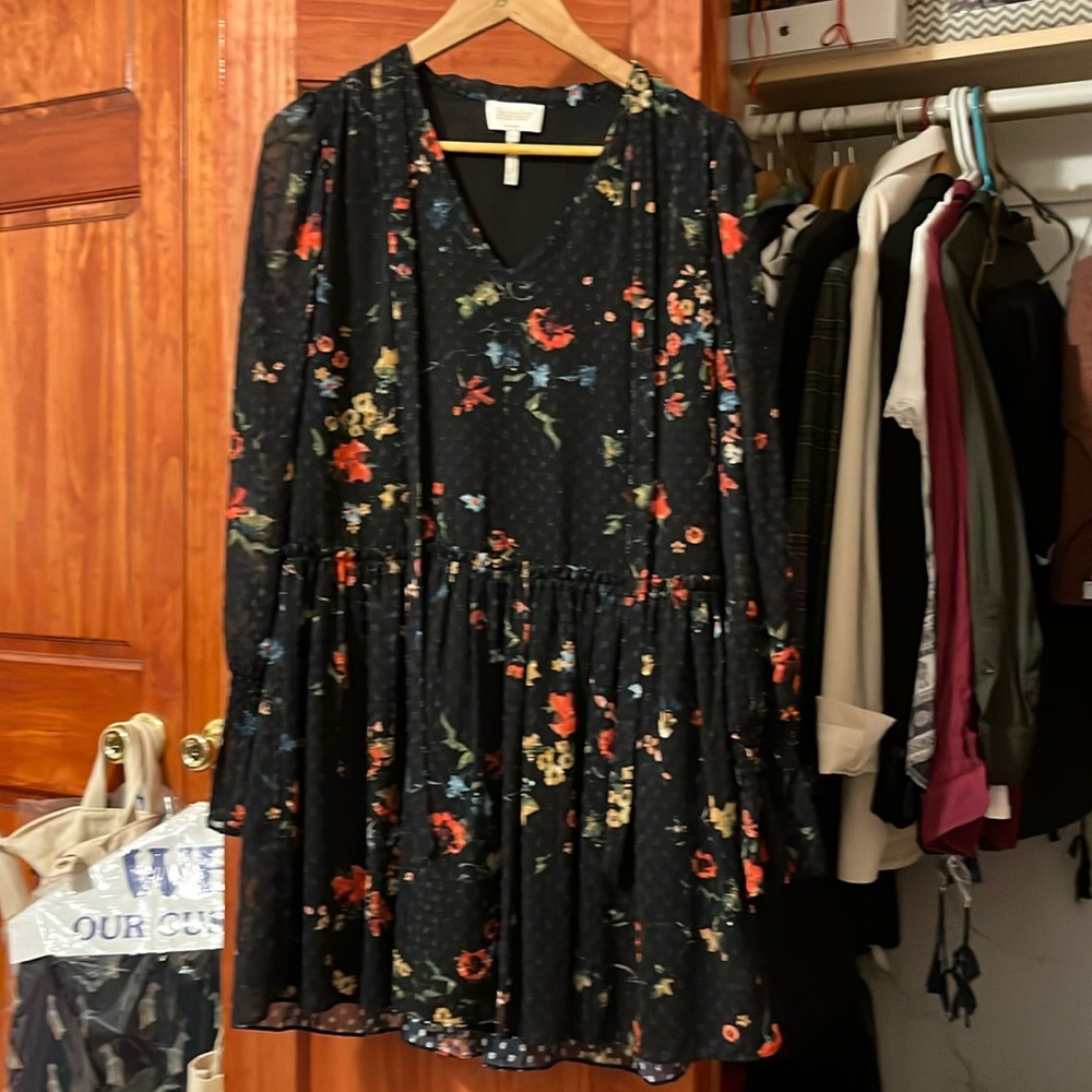 Laundry Floral Navy Dress size 2